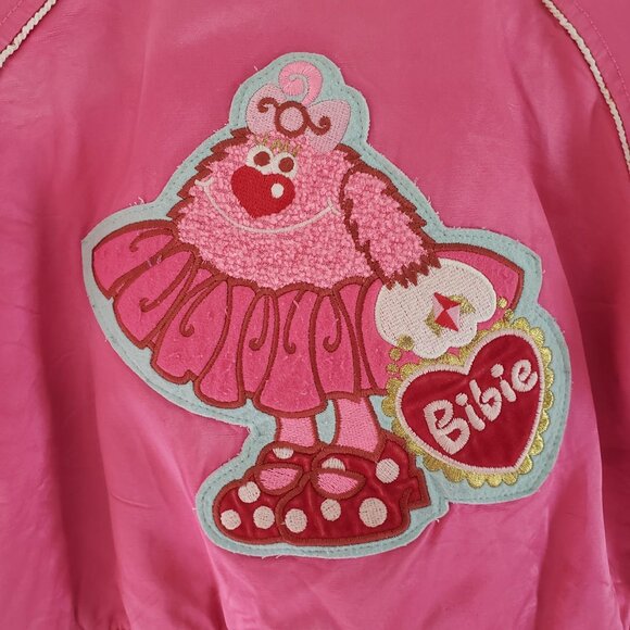 Vintage Oilily Bibie Satin Bomber Jacket Kids Size 116 / 6y - Picture 2 of 11